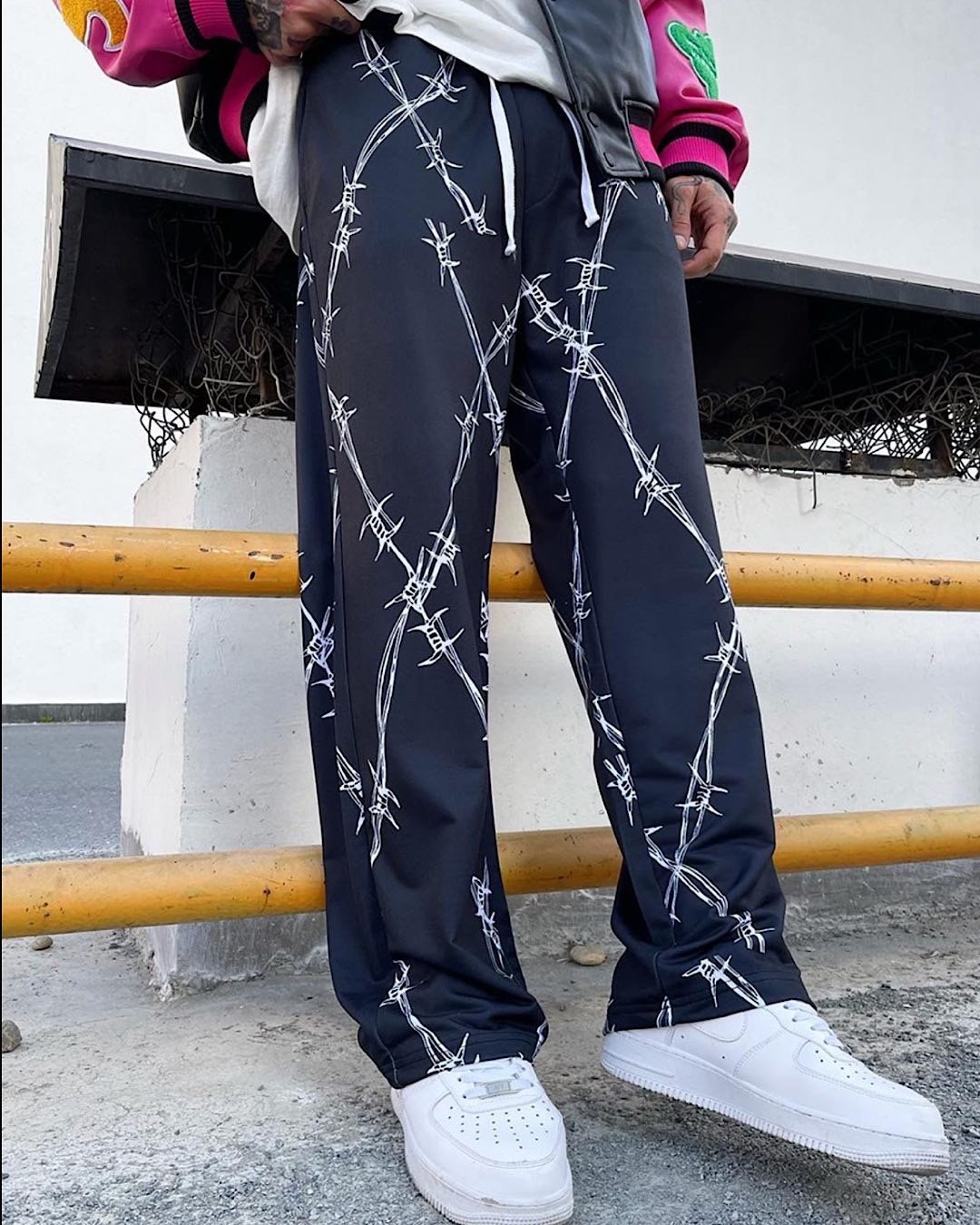 BARBED WIRE RELAXED FIT SWEATPANTS – Uptown Noire