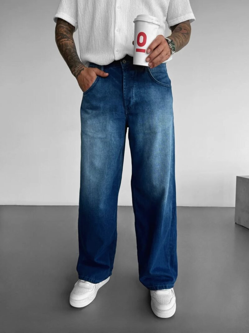 MAFIA BLUE BAGGY JEANS - Image 2