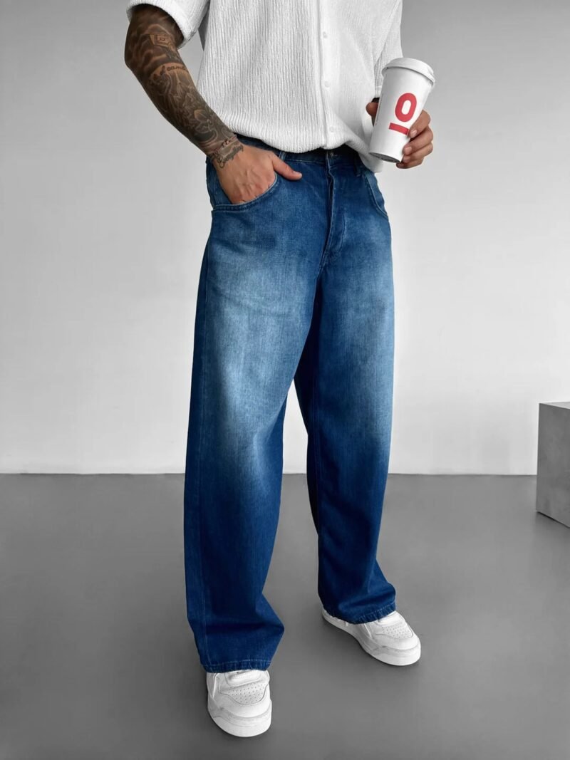 MAFIA BLUE BAGGY JEANS