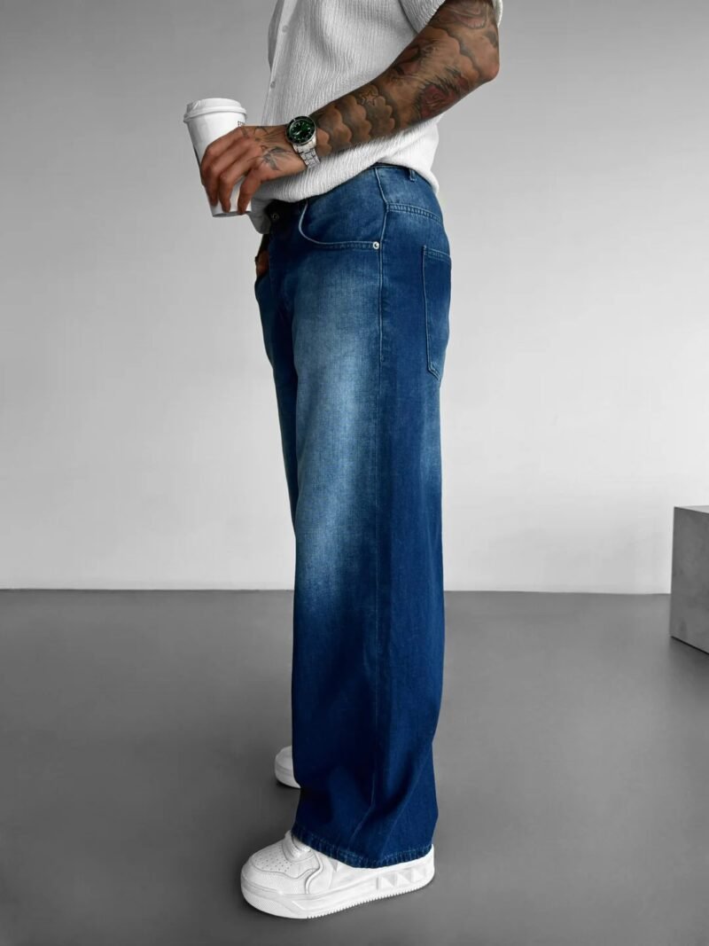 MAFIA BLUE BAGGY JEANS - Image 3