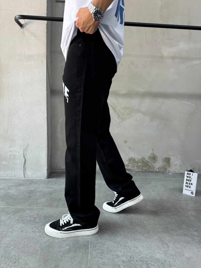 DF UNDERTRAP BLACK BAGGY JEANS - Image 2