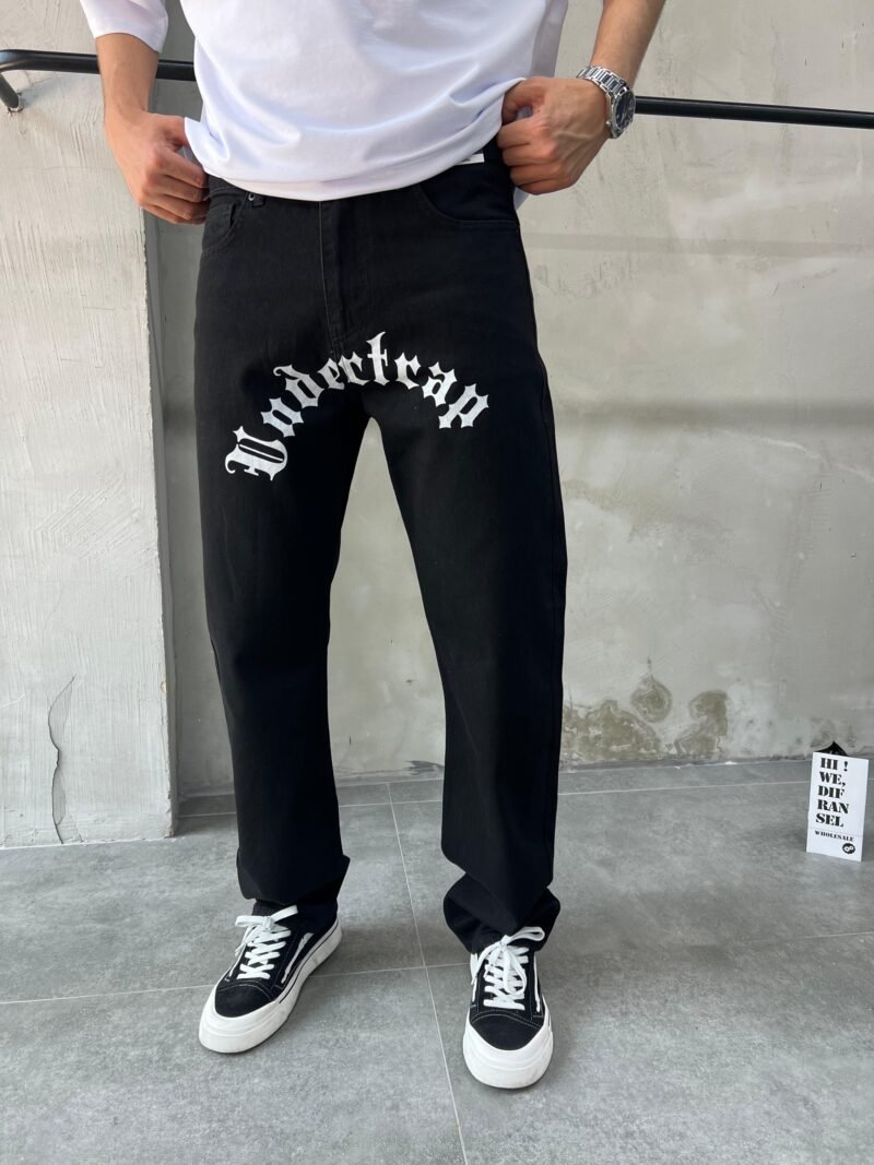 DF UNDERTRAP BLACK BAGGY JEANS