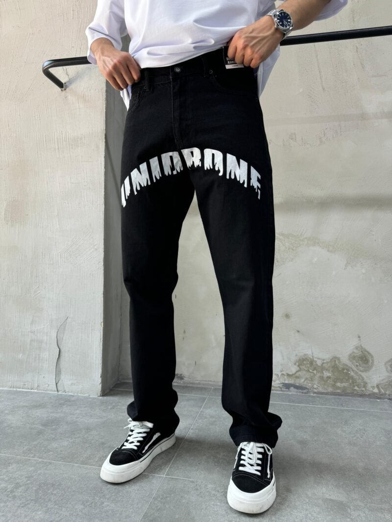 DF IMIDRONE BLACK BAGGY JEANS