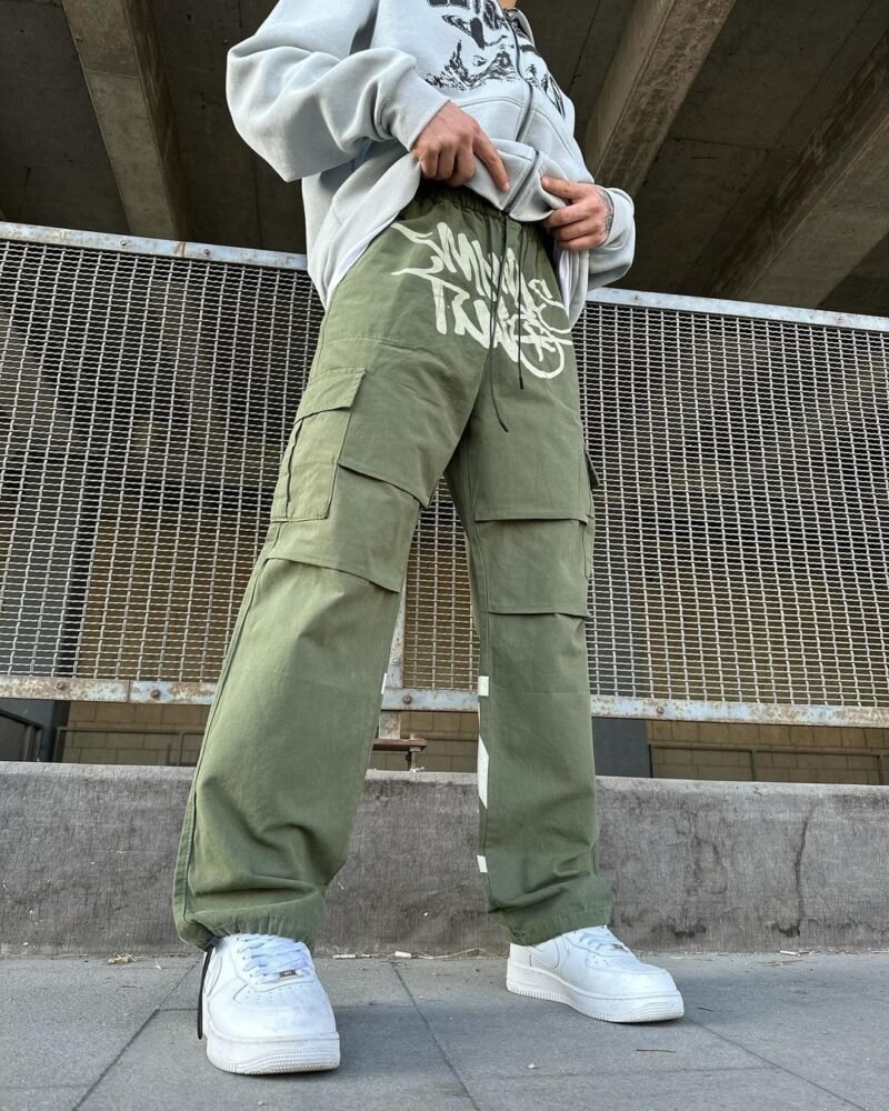 DF AUTHENTIC HAKI CARGO PANTS - Image 2