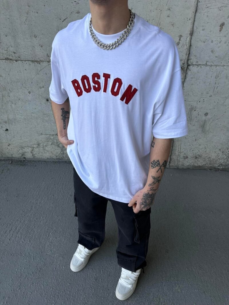 PM BOSTON WHITE TSHIRT