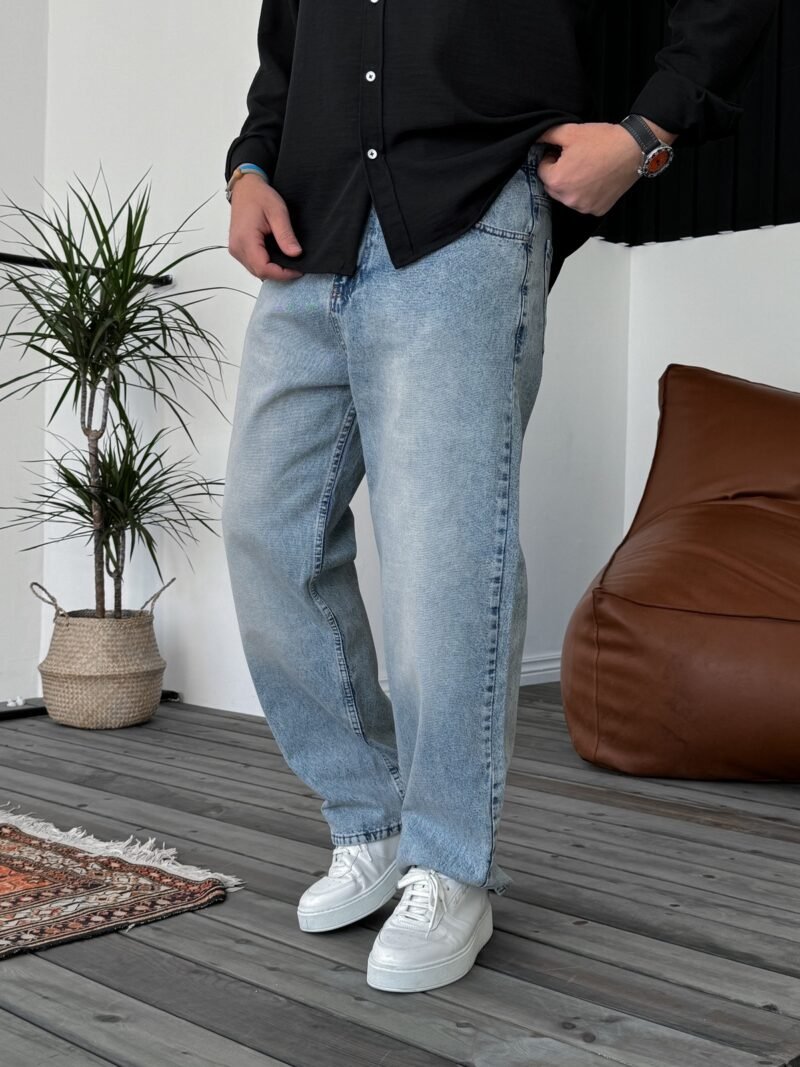 KP Premium Blue Baggy Jeans - 395 - Image 3