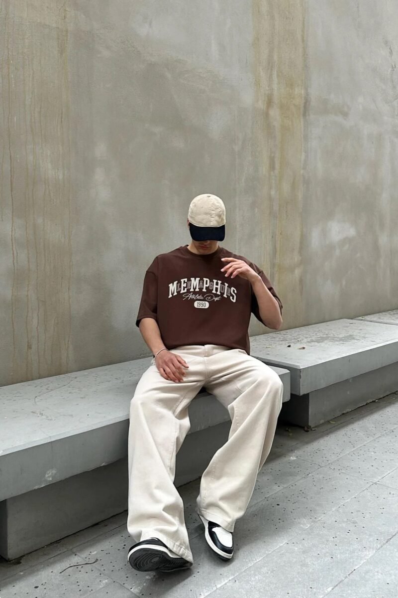 MEMPHIS BROWN OVERSIZED TSHIRT - Image 3