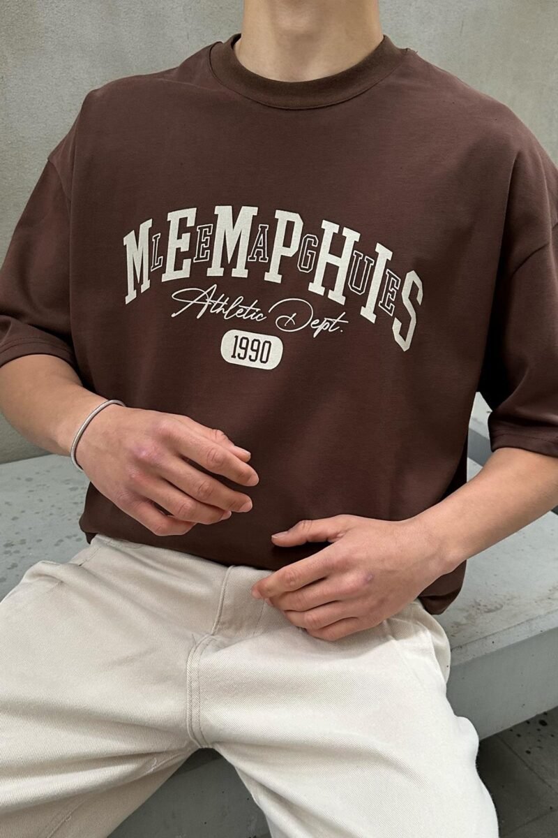 MEMPHIS BROWN OVERSIZED TSHIRT - Image 2