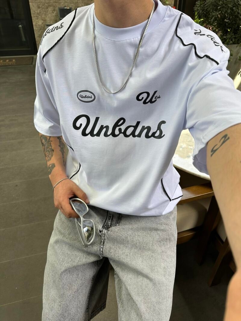 PREMIUM UNBDNS WHITE OVERSIZED TSHIRT - Image 2