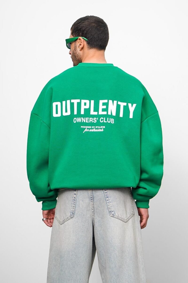 OUTPLENTY PREMIUM GREEN SWEATSHIRT - Image 3