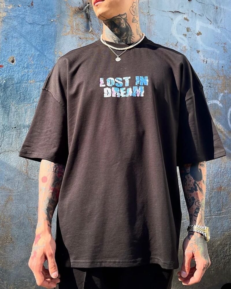 MACHINIST PREMIUM LOST IN DREAM BLACK TSHIRT - Image 2