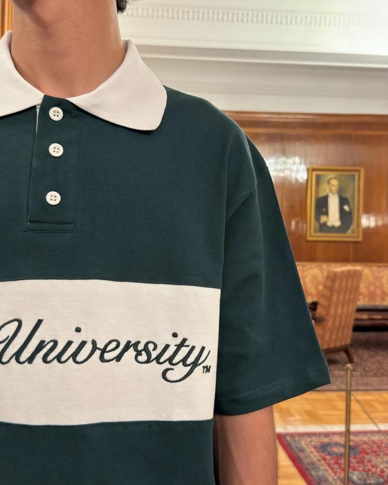 PM PREMIUM YALE UNIVERSITY GREEN POLO - Image 2