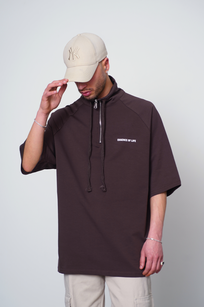 ESSENCE OF LIFE BROWN POLO