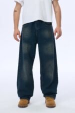 PORTO PREMIUM DARK BLUE BAGGY JEANS