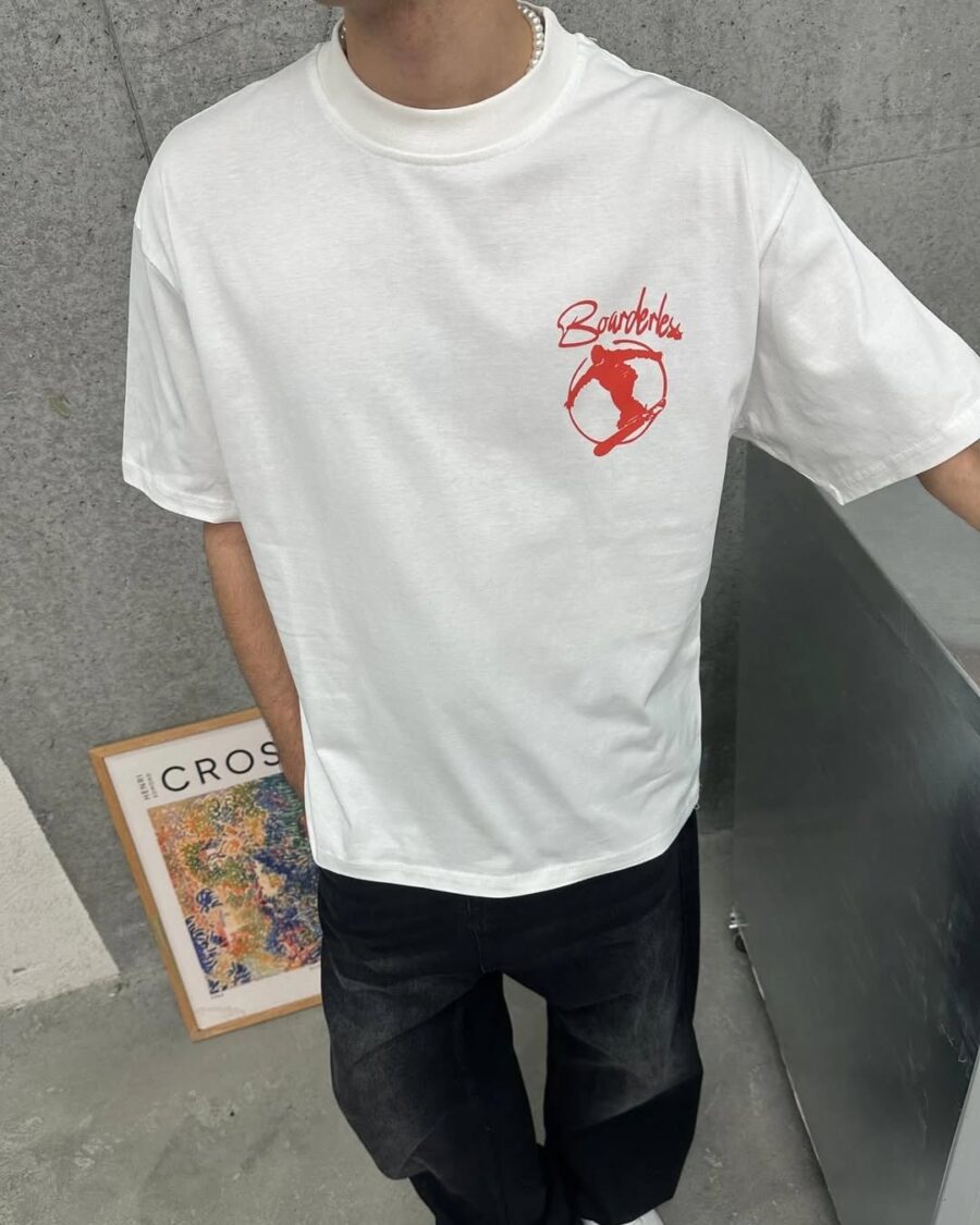 Boarderless Premium Oversize T-Shirt - Image 4