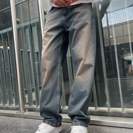 Acid Washed Premium Baggy Jeans