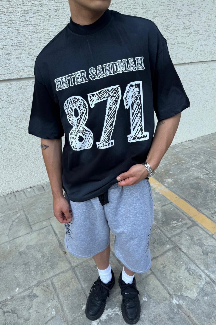 "871" Premium Oversize T-shirt. - Image 4