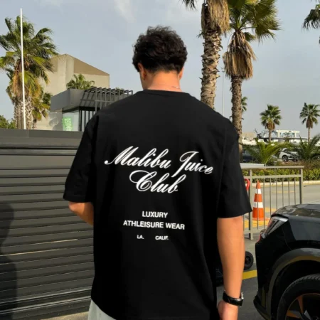 "Juice Club" Graphic Oversize T-Shirt