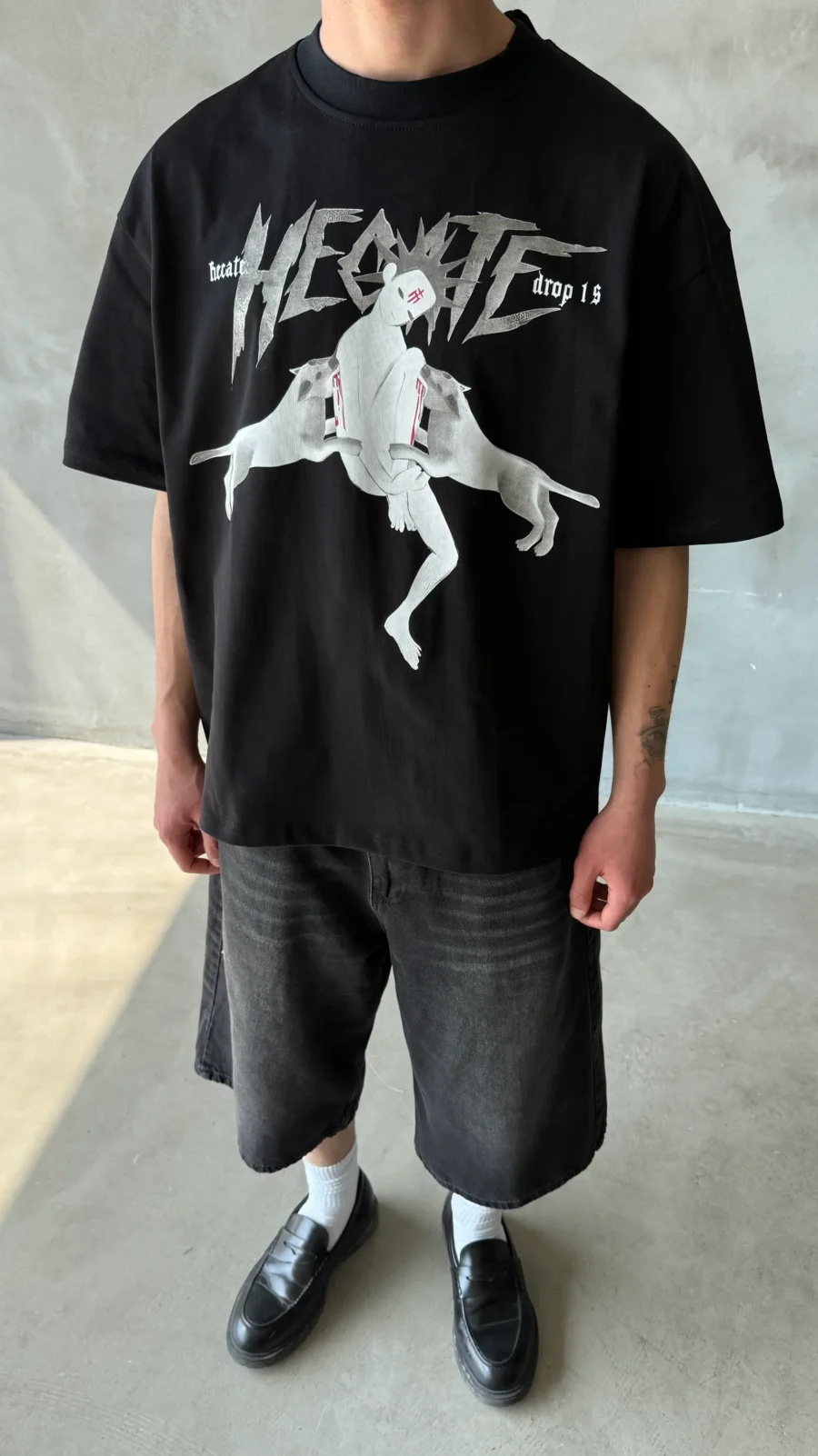 HCT Premium Boxy Fit Oversize T-Shirt - Image 3