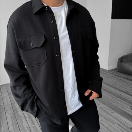 PREMIUM BLACK JACKET SHIRT