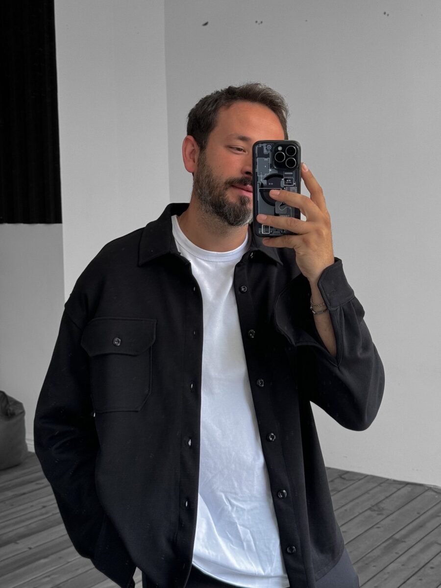 PREMIUM BLACK JACKET SHIRT - Image 2