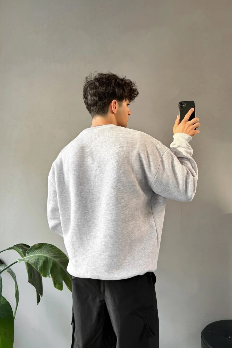 CITY OF FORKS GREY FLEECED SWEATSHIRT - Image 3
