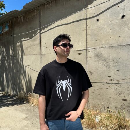 "Spider" Black Premium Oversize T-shirt