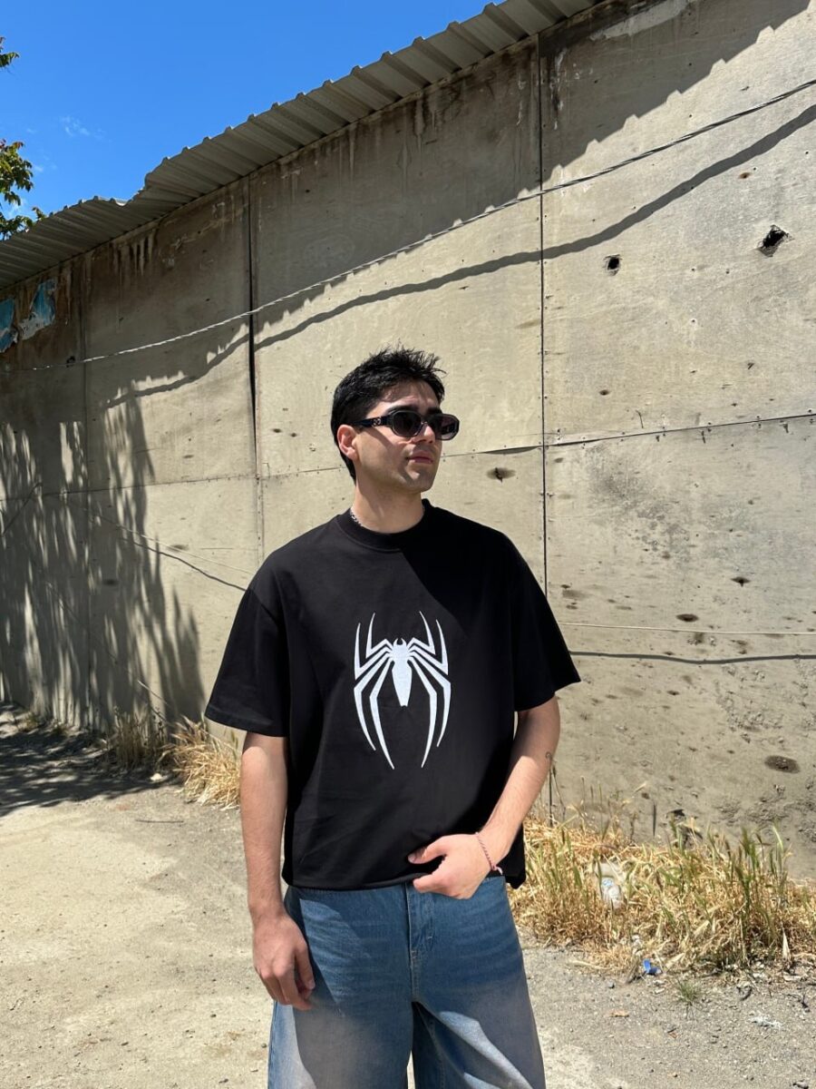 "Spider" Black Premium Oversize T-shirt