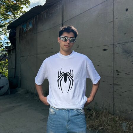 "Spider" White Premium Oversize T-shirt
