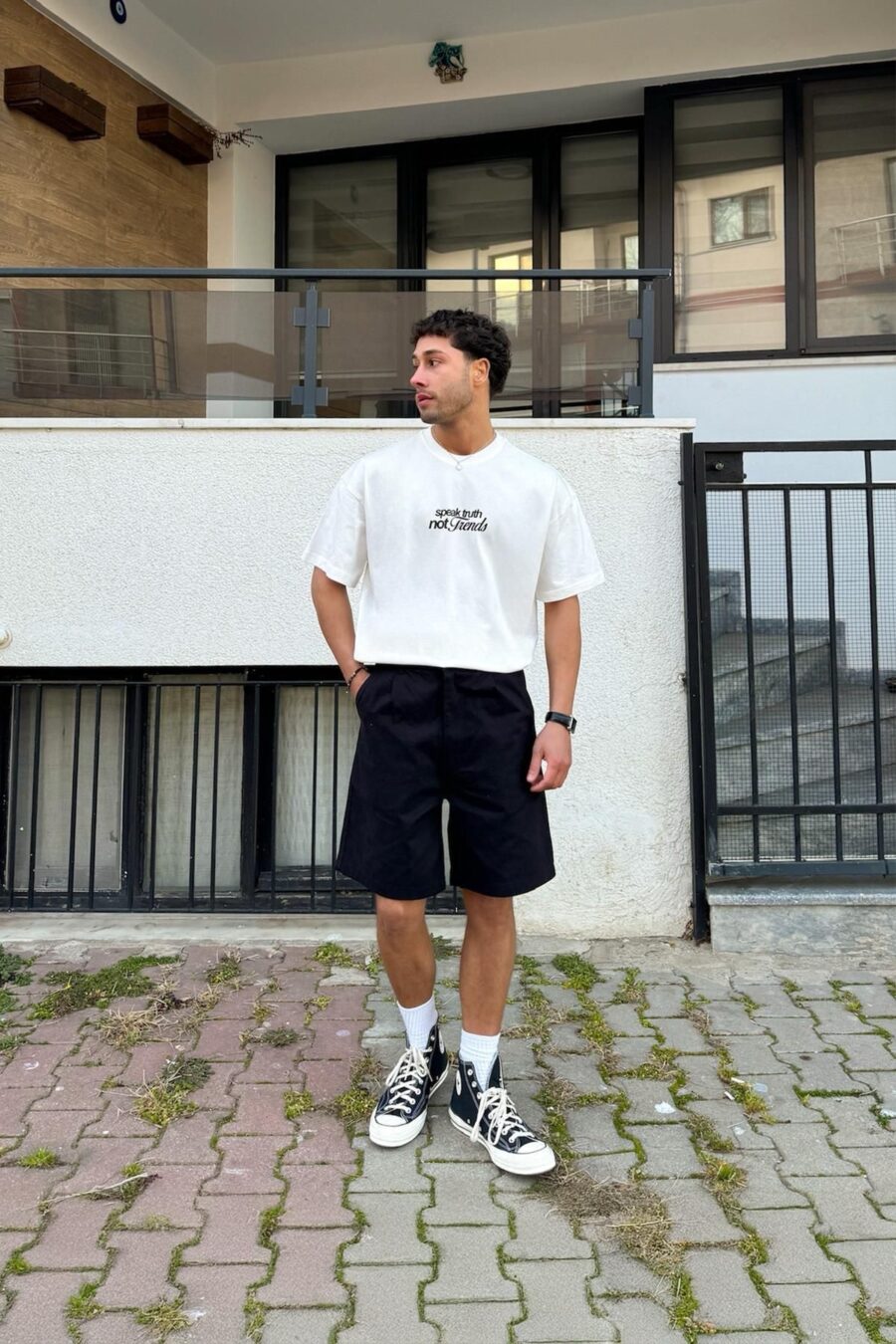 Speak Truth NOT Trends Premium Oversize T-Shirt - Image 3