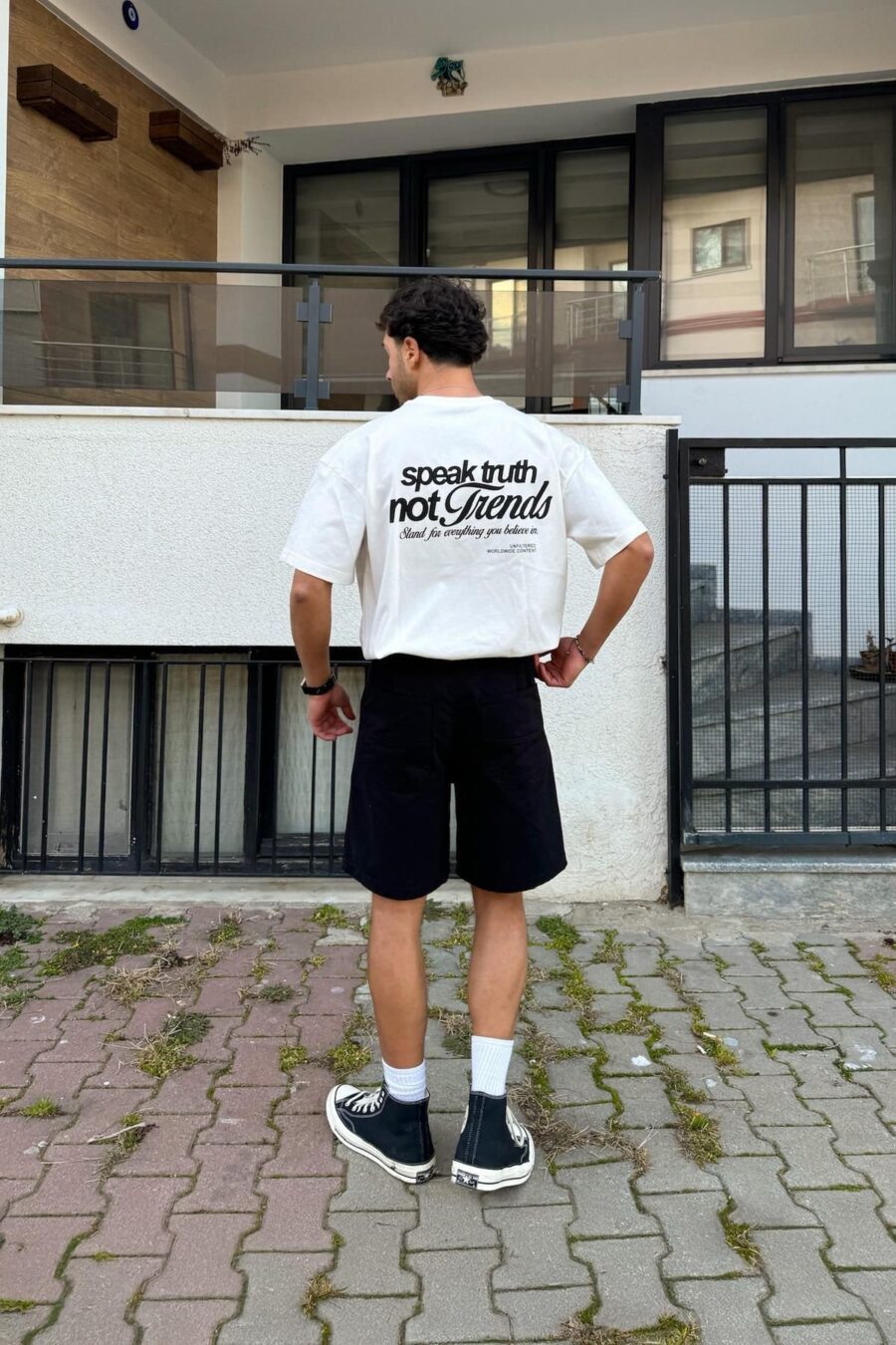 Speak Truth NOT Trends Premium Oversize T-Shirt