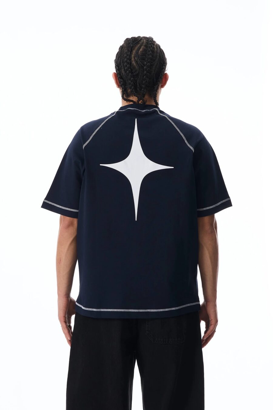 "Make your own Sh*t" Navy Premium Oversize T-short - Image 3