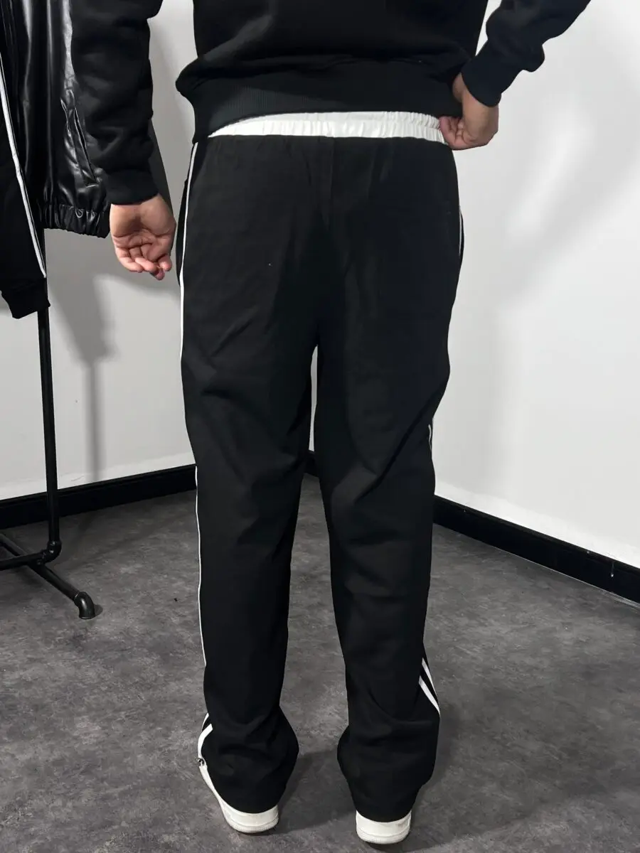 "91 Curry Pepper" Premium Black Sweatpants - Image 2