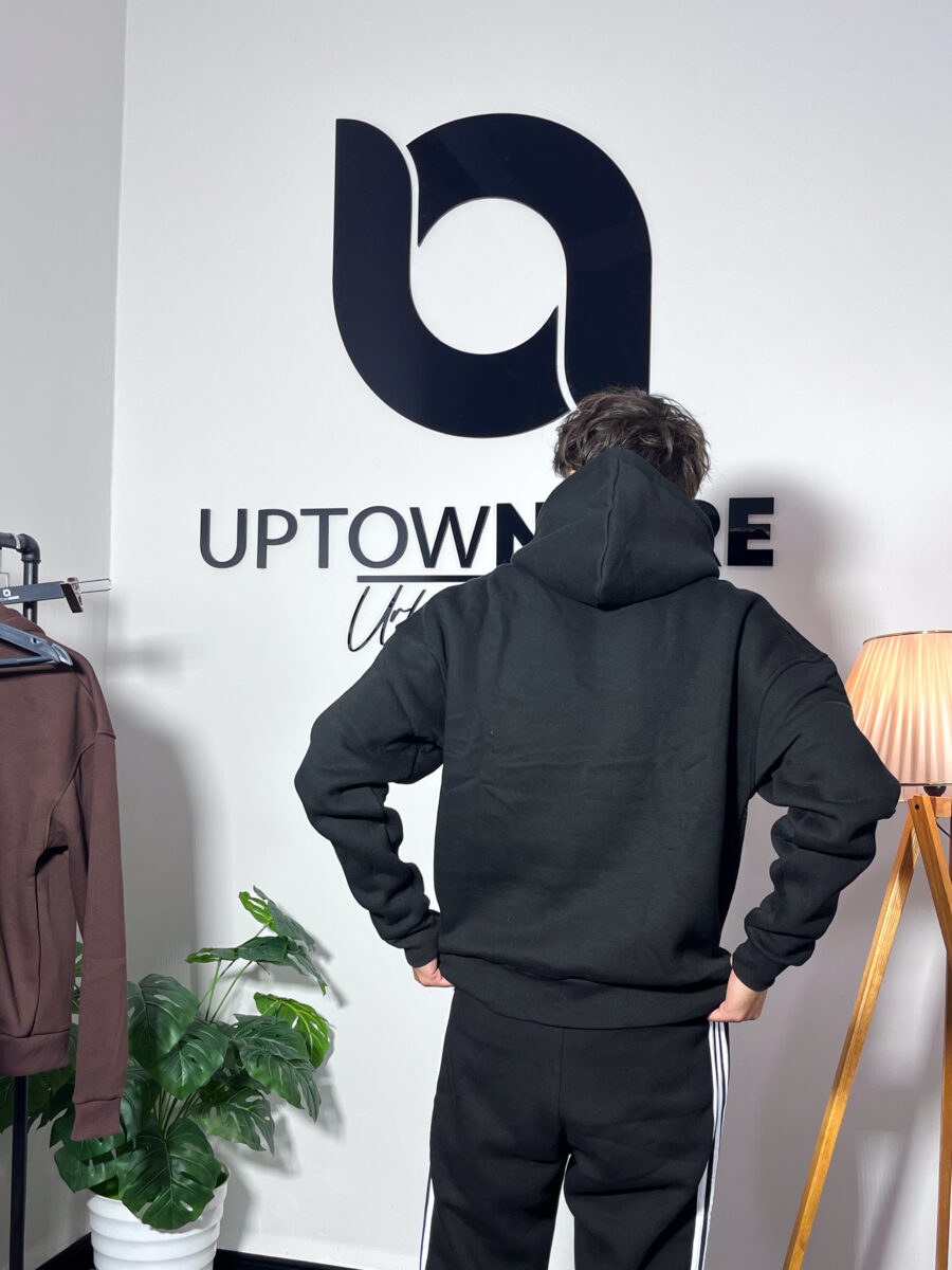 Sunset Valley Black Oversize Hoodie - Image 2