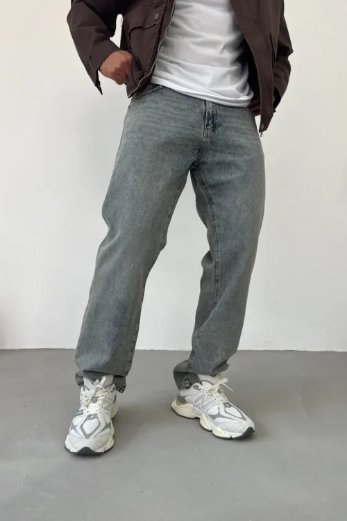Stonewashed Antique Blue Baggy Jeans 16884-3