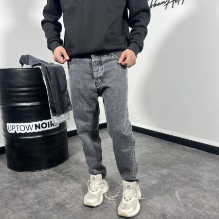 Gray Premium Boyfriend Jeans