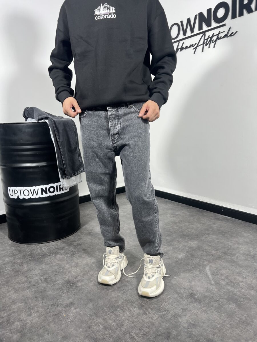 Gray Premium Boyfriend Jeans