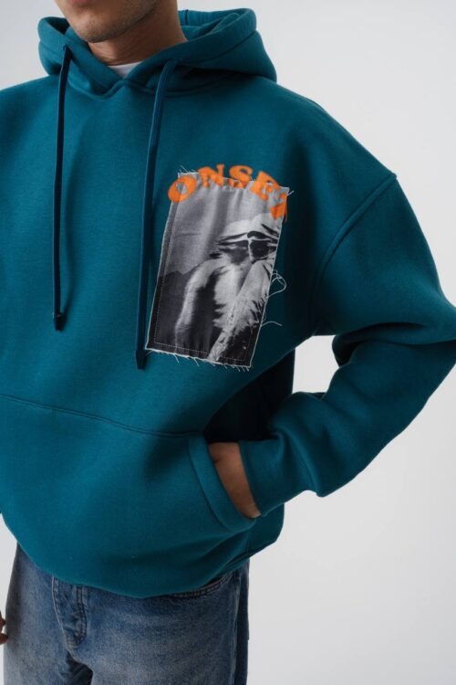 On Set Deep Teal Hoodie