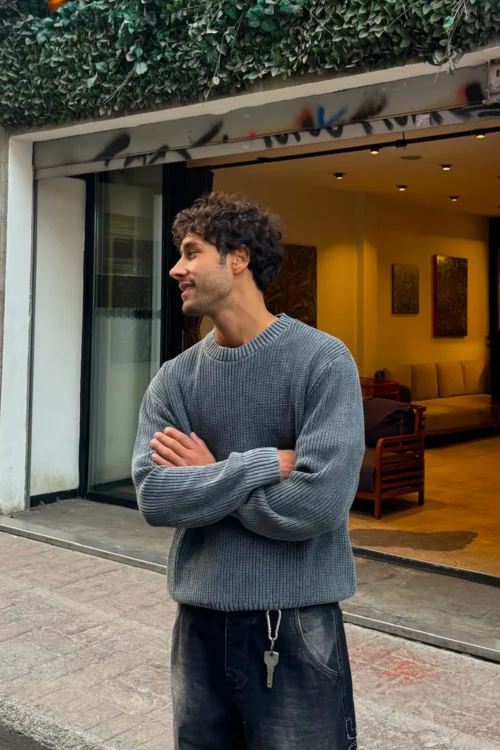 Basic Fume Knit Sweater