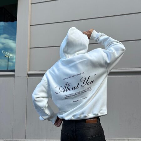 About You White Hoodie