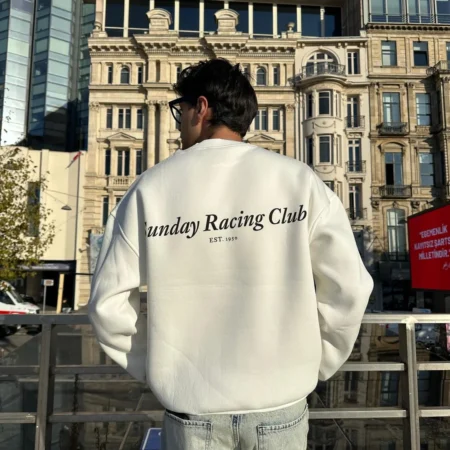 Sunday Racing Club White Sweatshirt