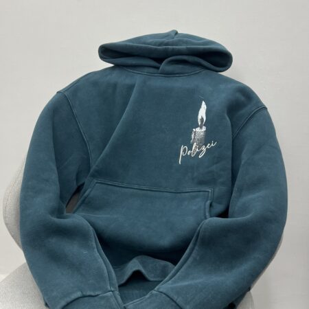 Acid Green Wash Oversize Hoodie