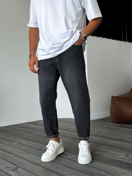Anthracite Wash Boyfriend Jeans