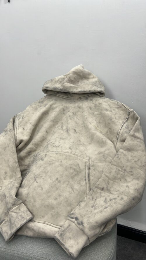 Cream Wash Oversize Hoodie