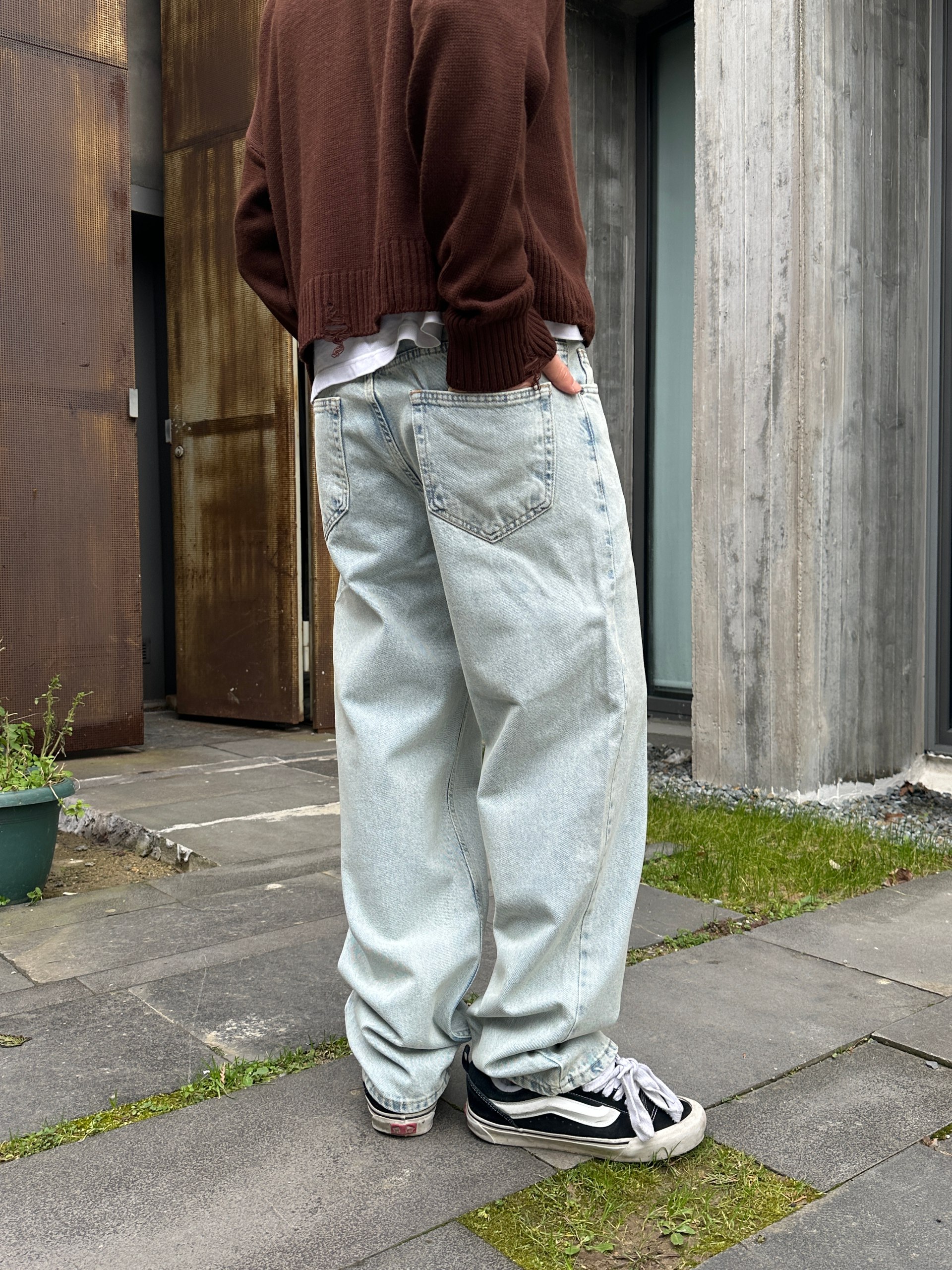 RP Basic Blue Baggy Jeans - Image 2