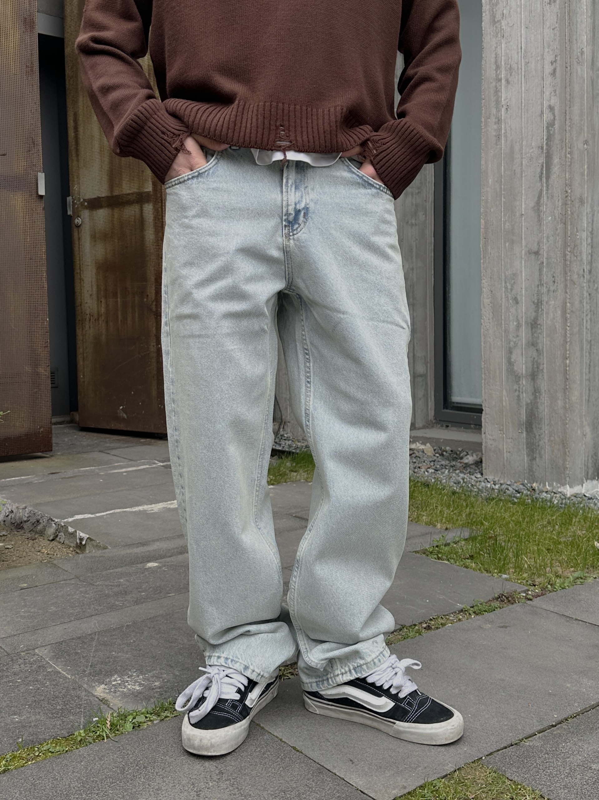 RP Basic Blue Baggy Jeans