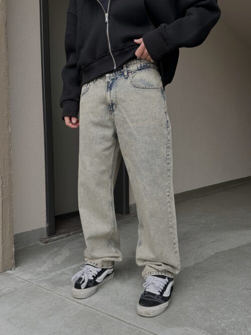 RP Blue Acid Wash Baggy Jeans