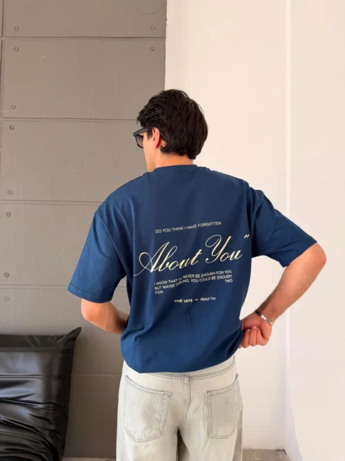 ABOUT YOU BLUE OVERSIZE T-SHIRT