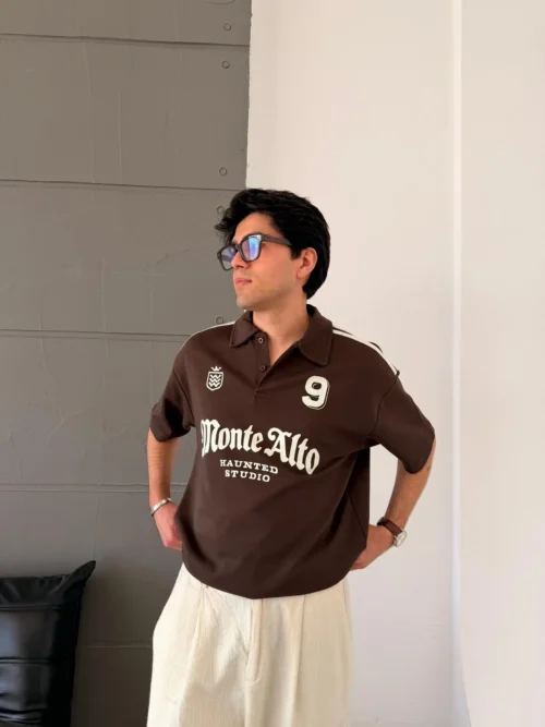 PM MONTE ALTO COFFEE POLO T-SHIRT