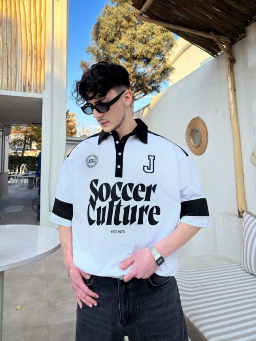 SOCCER CULTURE OVERSIZE POLO TSHIRT
